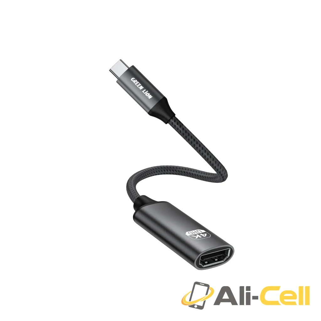 Green Lion 4K USB-C to HDMI Adapter Cable - Black — 2
