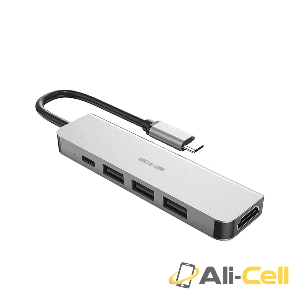 Green Lion 5 in 1 Type-C Adapter 4K