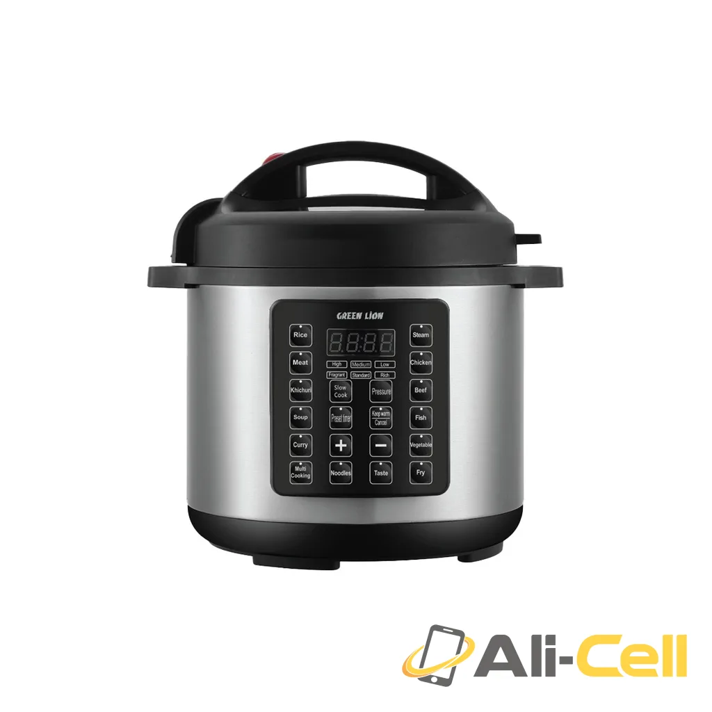 Green Lion 8L Electric Pressure Cooker - Black
