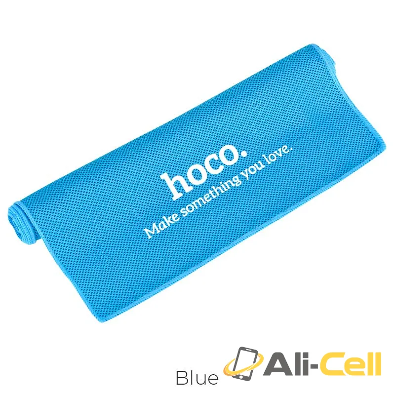 Cooling polyester towel for travel sport