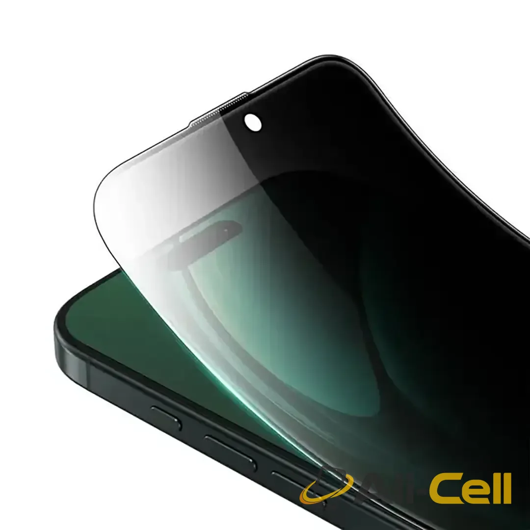 Green Lion 9H Steve Matte Privacy Glass for iPhone 17 Pro/Pro Max - Black Edge/Privacy — 2