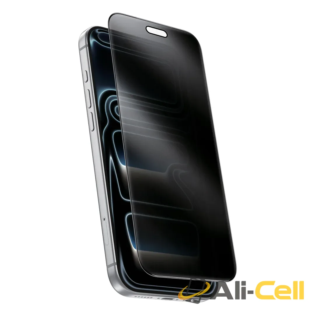 Green Lion 9H Steve Matte Privacy Glass Protector for iPhone 18/17 Pro / Pro Max Series - Black