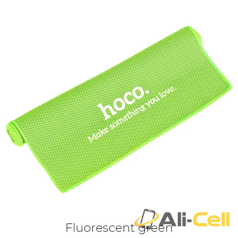 Cooling polyester towel for travel sport