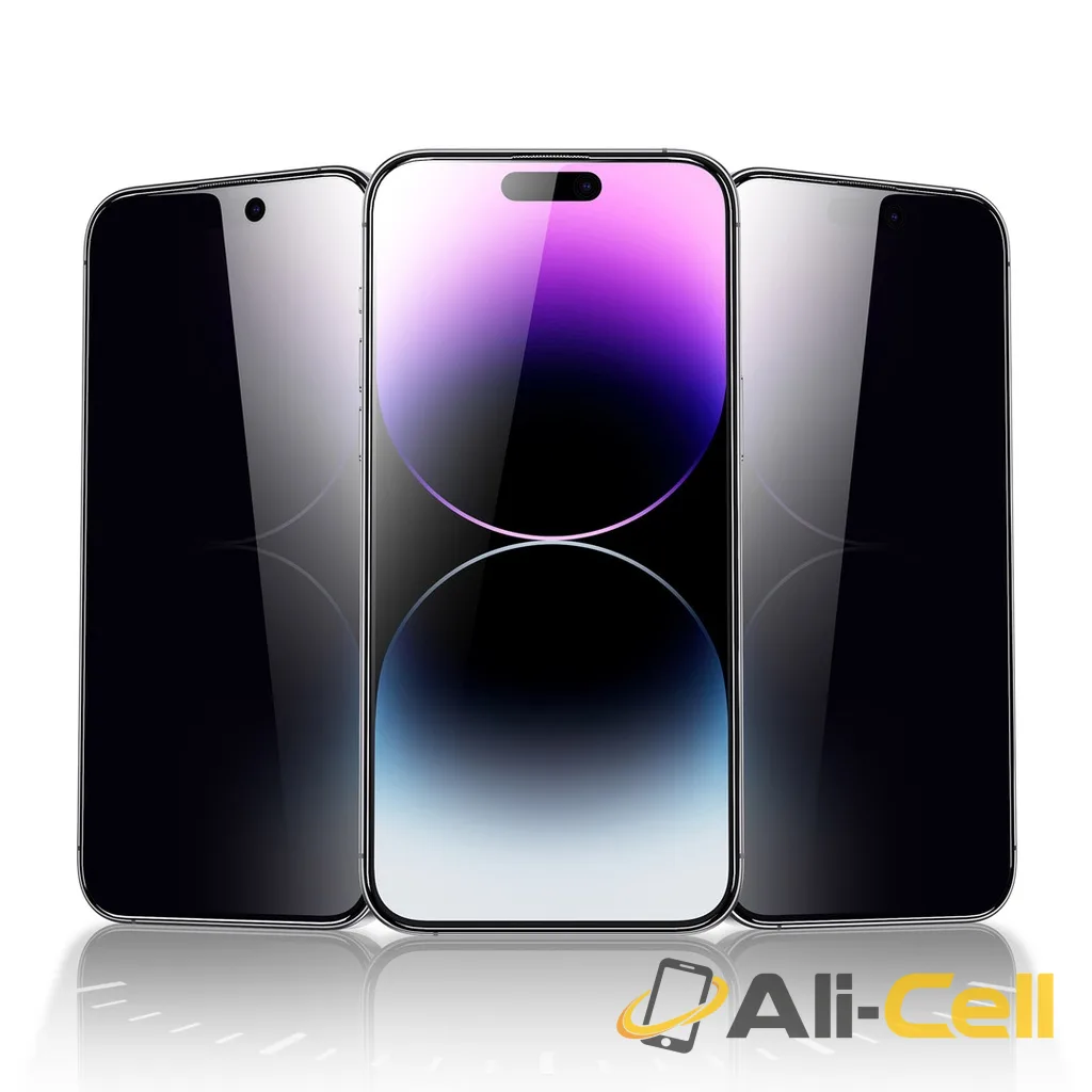 Green Lion 9H Steve Privacy Screen Protector for iPhone 15 Series - Black — 2