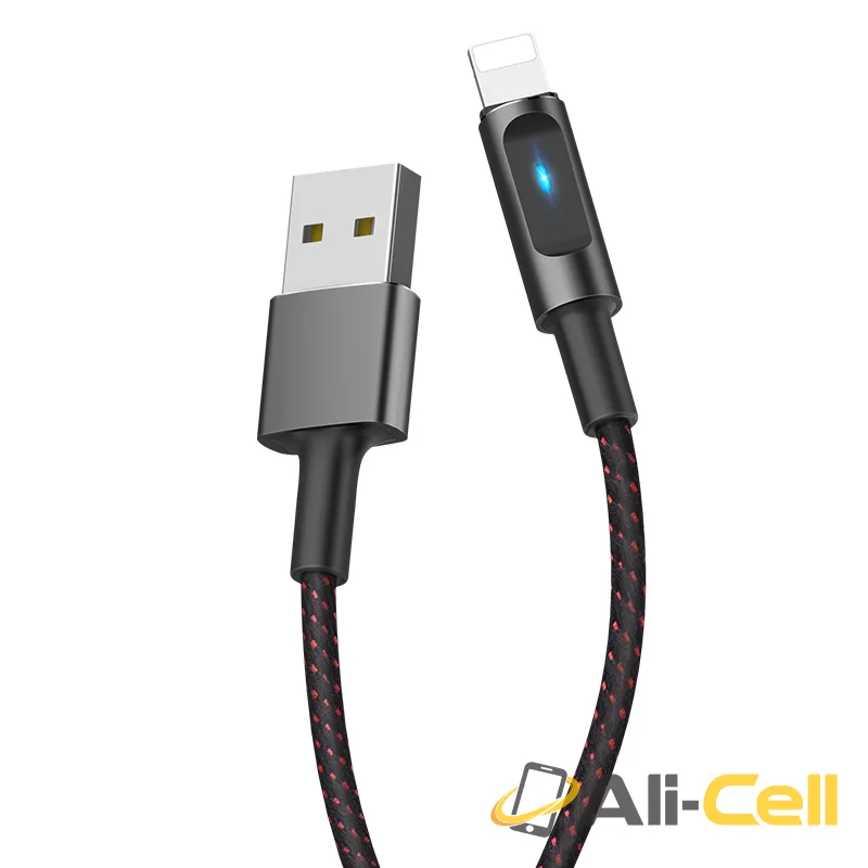 Cable USB to Lightning «U47 Essence core» charging data sync (1.2m) — 2