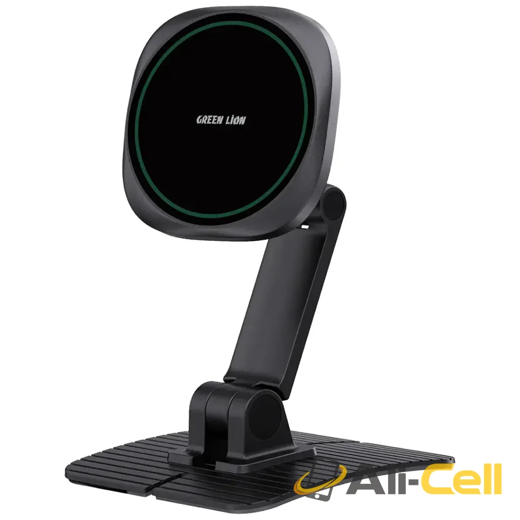 Green Lion Aero Mag Car Phone Holder - Black
