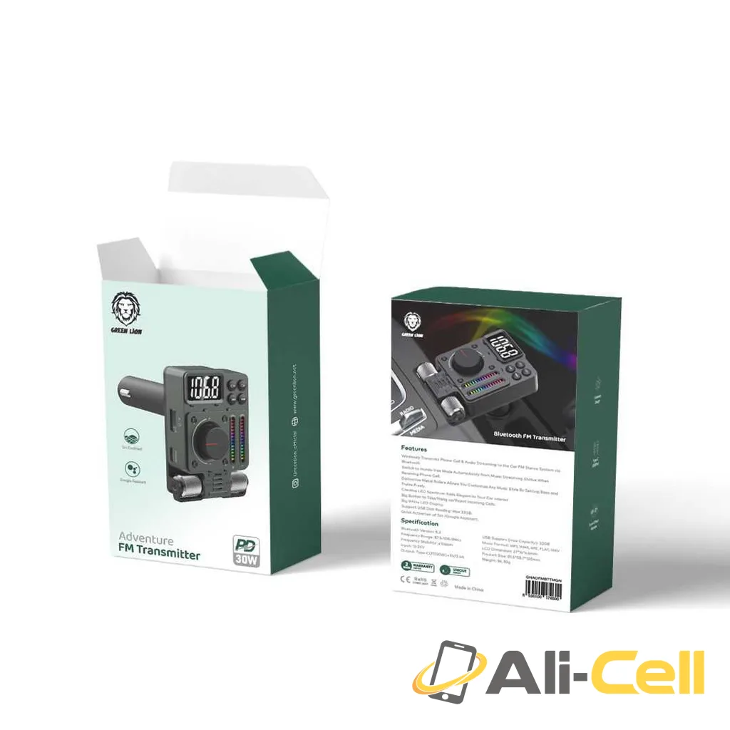 Green Lion Adventure FM Transmitter PD 30W - Green — 2