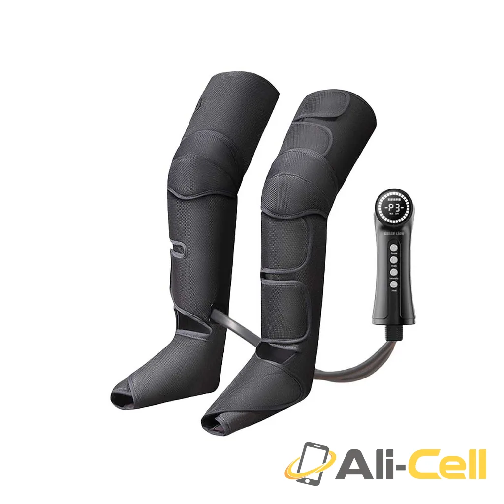 Green Lion Air Pressure Leg Massager - Black