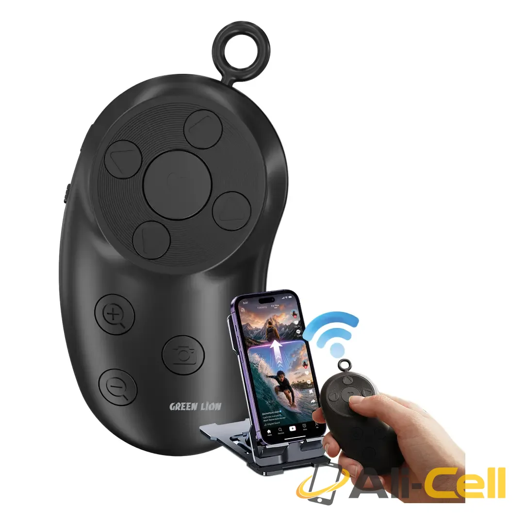 Green Lion Air Scroll Smart Wireless Remote - Black — 2