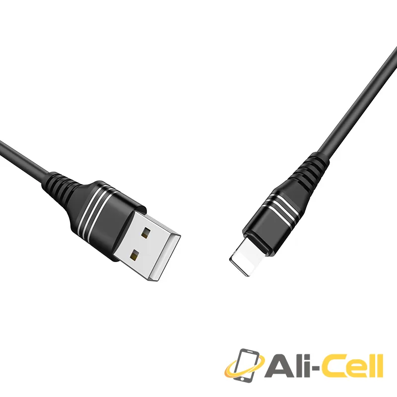 Cable USB to Lightning «U46 Tricyclic» charging data sync (1.0m) — 3