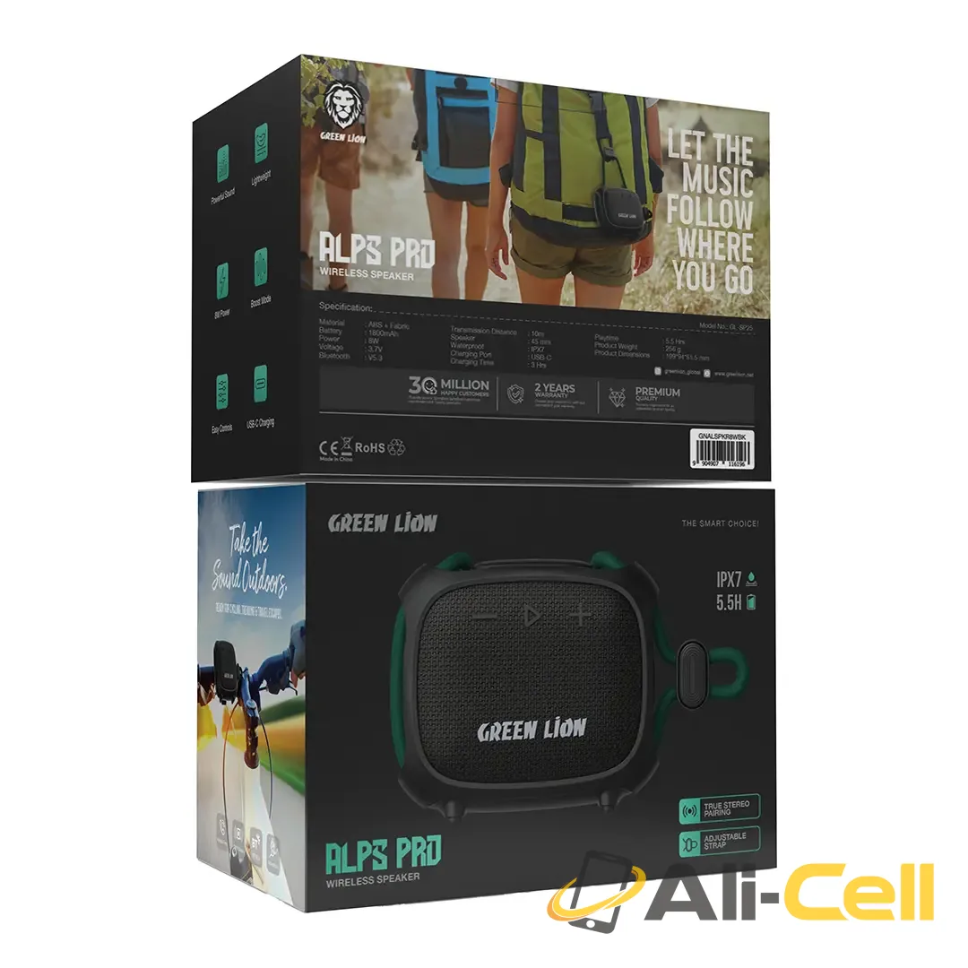 Green Lion Alps Pro Wireless Speaker - Black — 2
