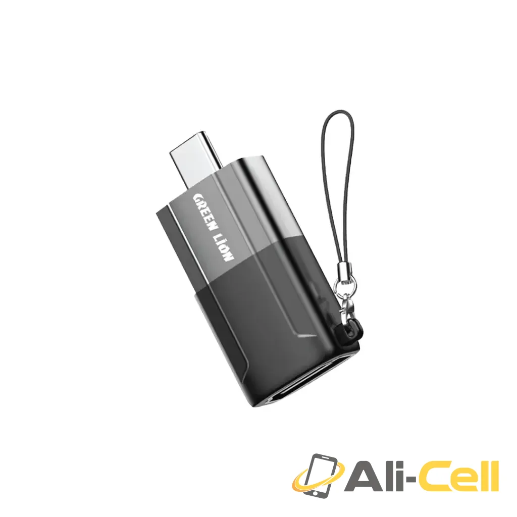 Green Lion Aluminum Alloy Shell Type C to HDMI Adapter - Black