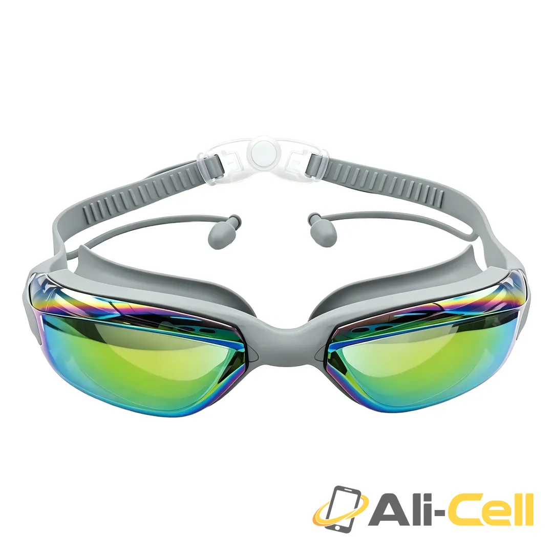 Green Lion AquaVision Pro Waterproof Swimming Goggles - Gray