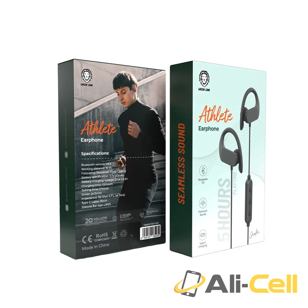 Green Lion Athlete Earphone — 2