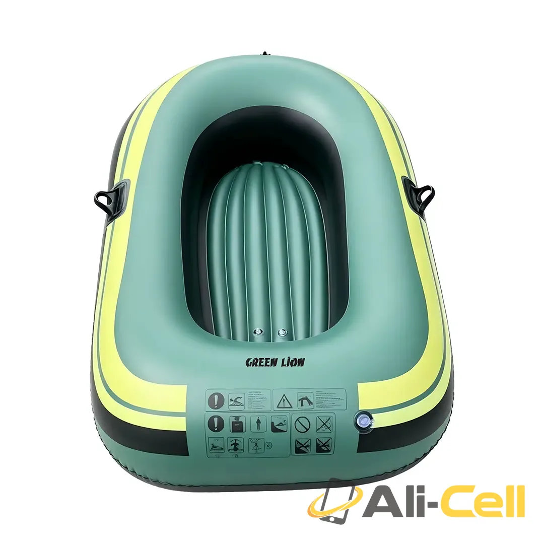 Green Lion Aqua Rider Inflatable Boat - Green — 2