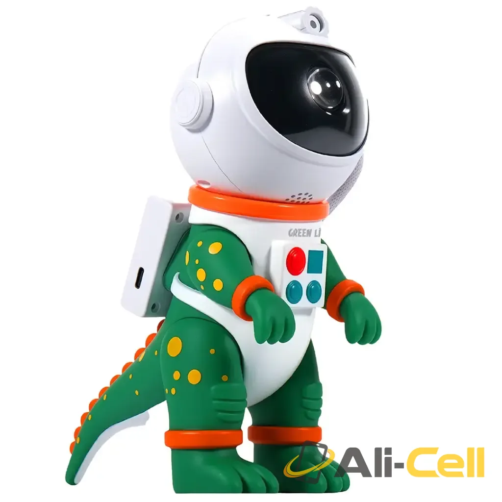 Green Lion Astronaut Night Light Projector - Green