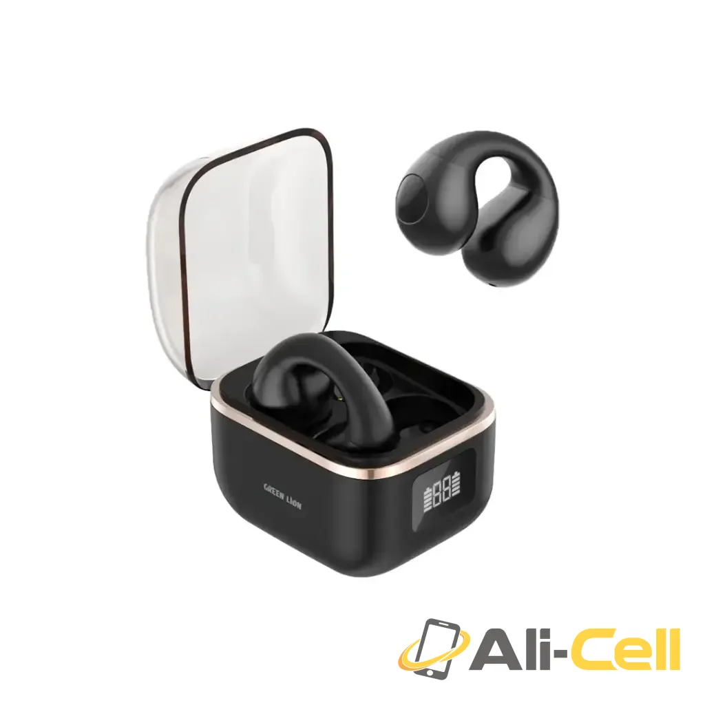 Green Lion Aurix Clip On Earbuds - Black