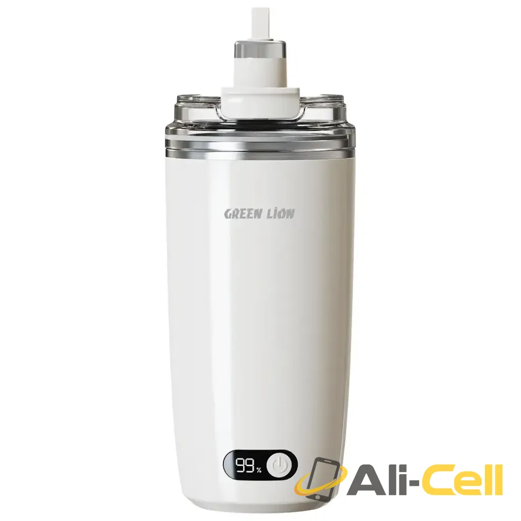 Green Lion Auto-Stirring Mug 350mL - Cream