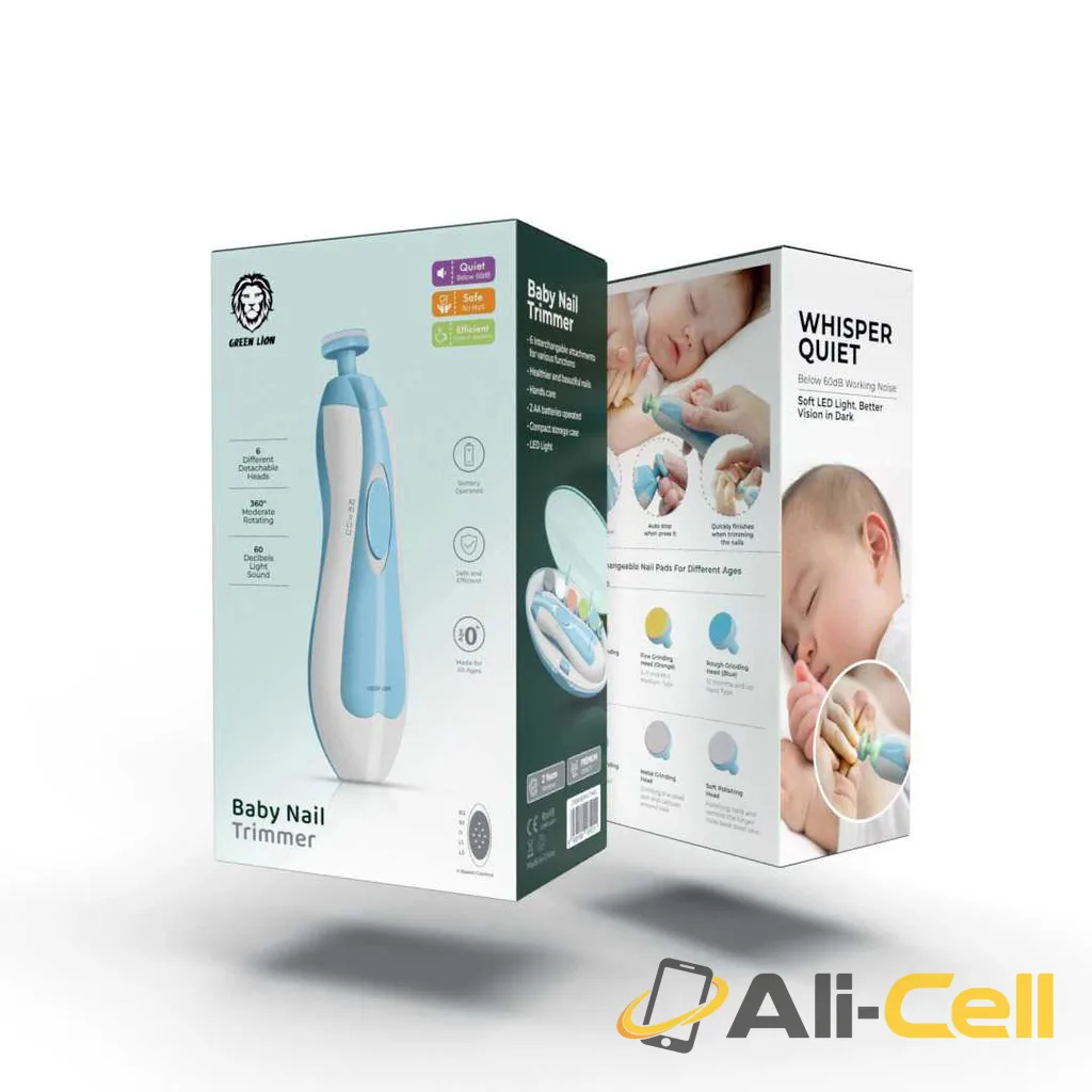 Green Lion Baby Nail Electric Trimmer - Blue — 2