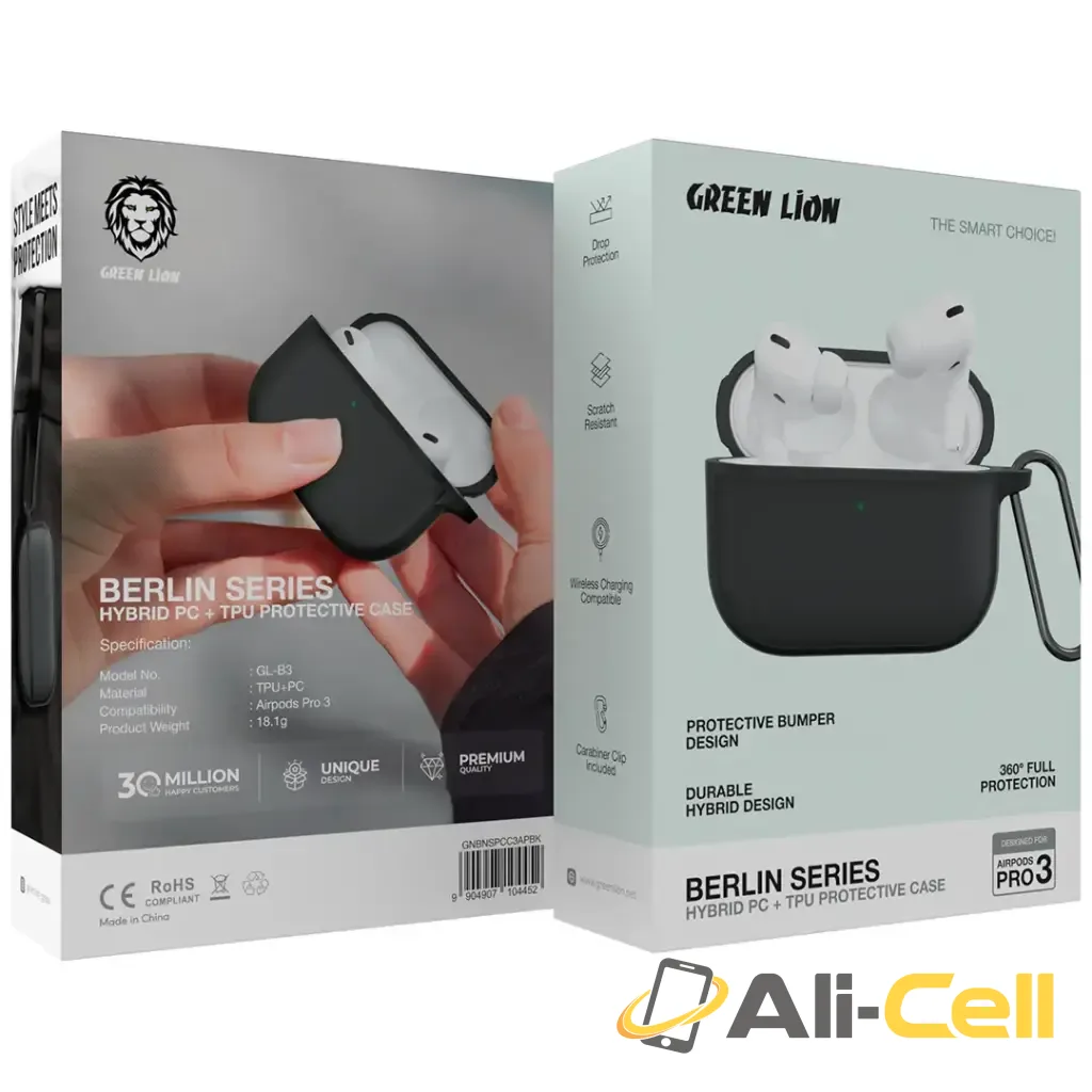 Green Lion Berlin Series Case for AirPods Pro 3 — 2