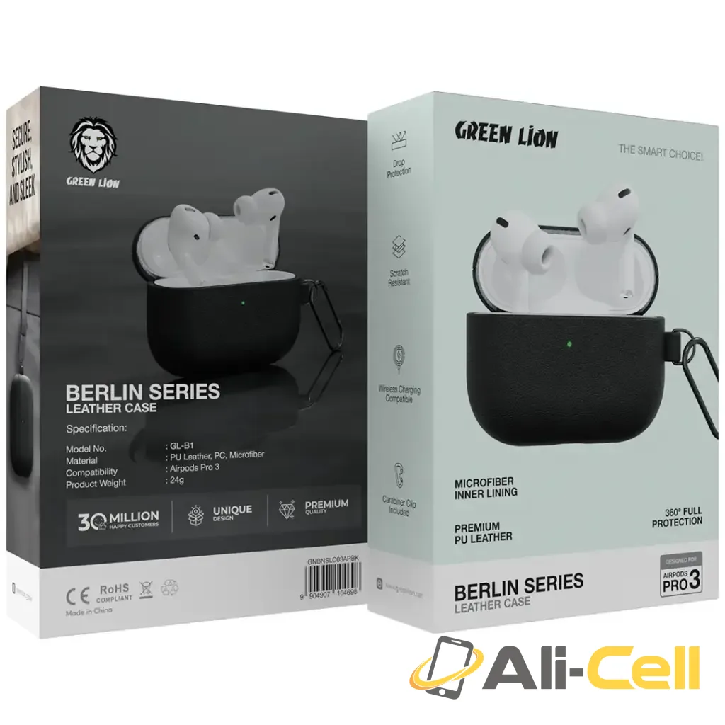 Green Lion Berlin Series Leather Case for AirPods Pro 3 — 2
