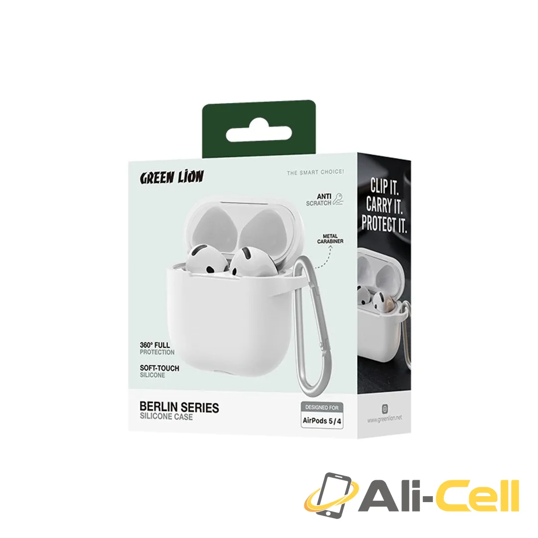 Green Lion Berlin Series Silicone Case for AirPods 5/4 — 2