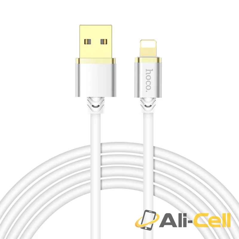 Cable USB to Lightning «U45 Gold collar» charging data sync (1.0m) — 3