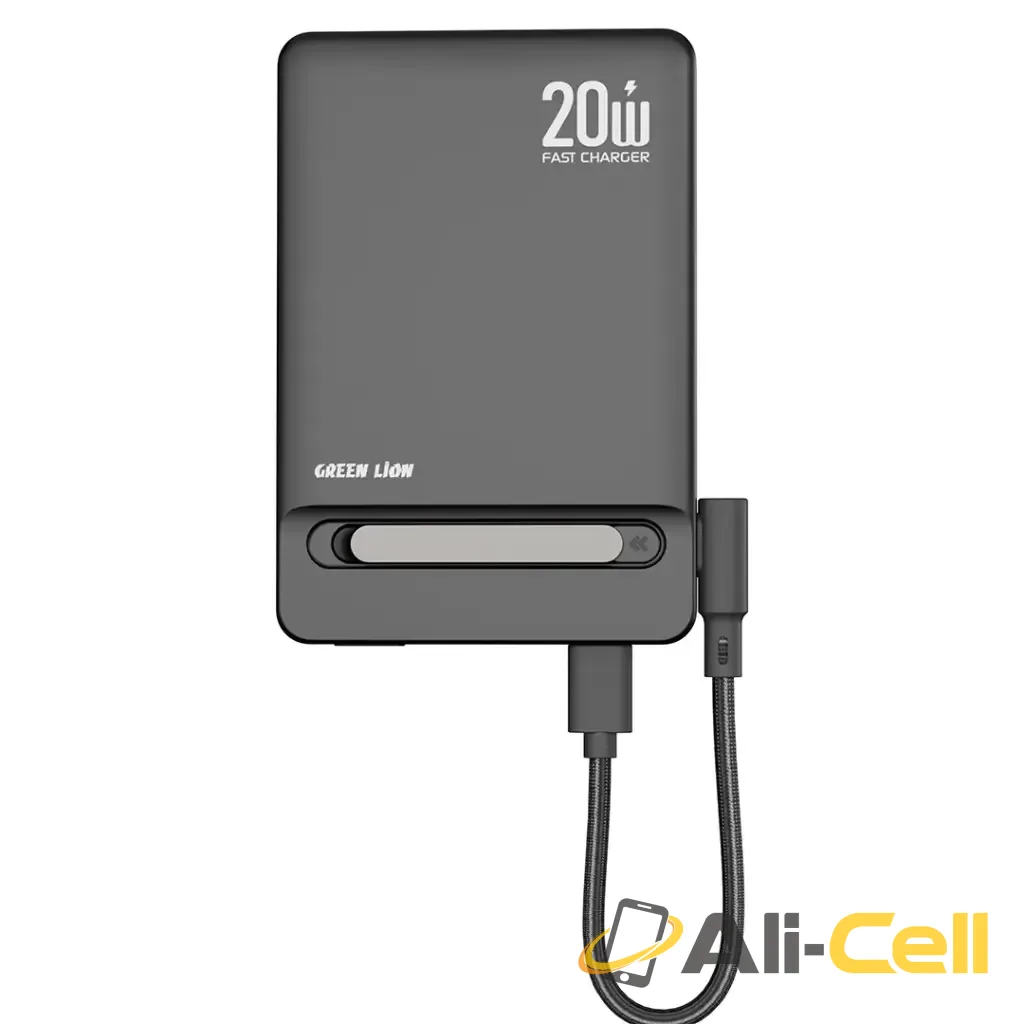 Green Lion Bond Power Bank - Black — 3