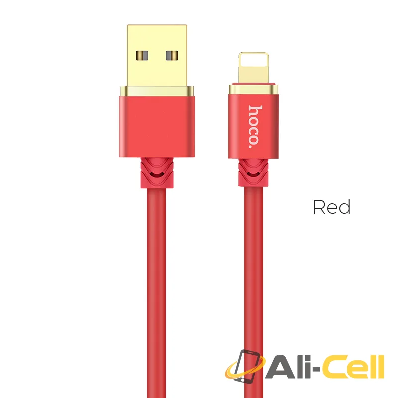 Cable USB to Lightning «U45 Gold collar» charging data sync (1.0m)