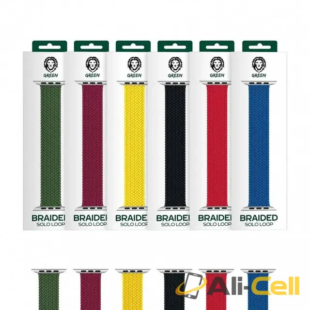 Green Lion Braided Solo Loop Strap — 2