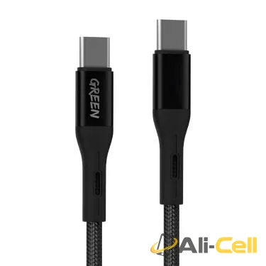 Green Lion Braided Type-C to Type-C Cable 1.2m 2A