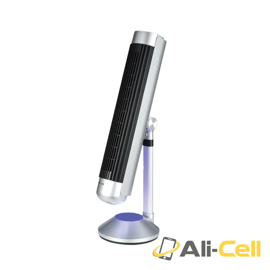 Green Lion Breeze Tower Fan - Silver