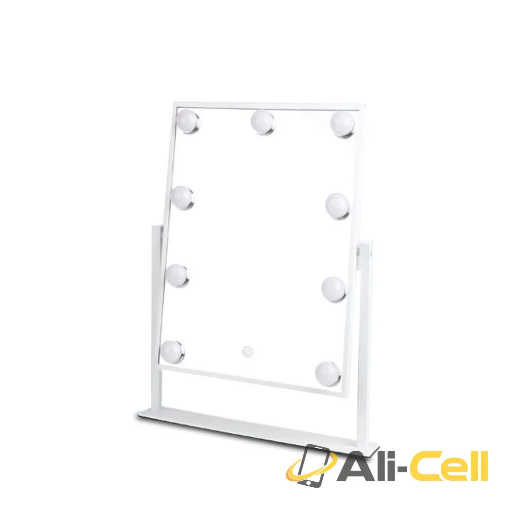Green Lion Brightening 9 Led Makeup Mirror - White