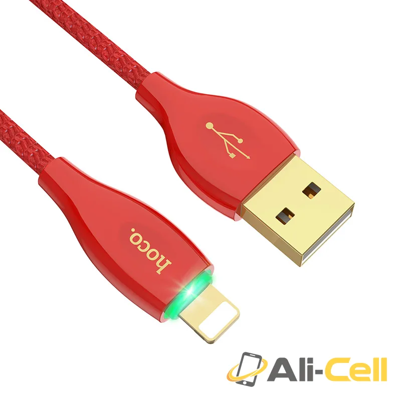 Cable USB to Lightning «U43 Ceramic» charging data sync (1.2m) — 2