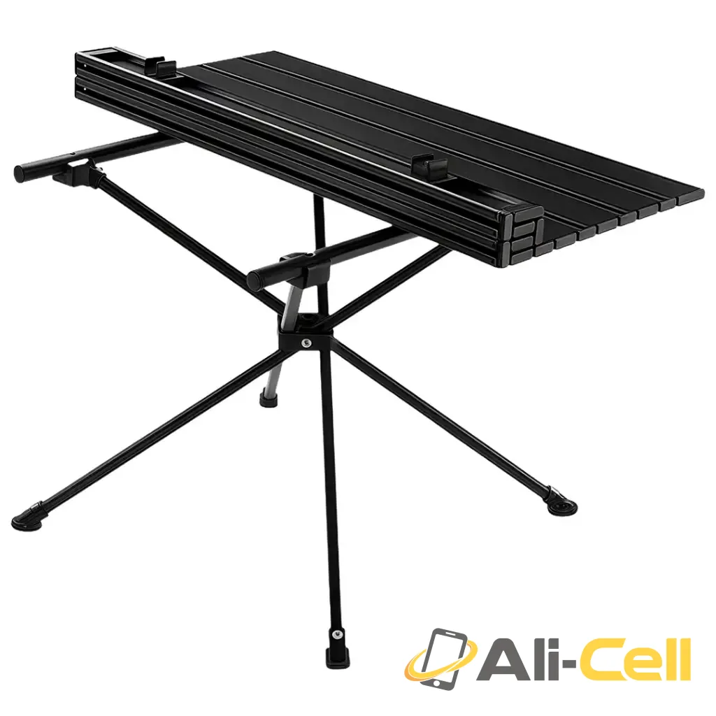 Green Lion CAMP T2 Foldable Camping Table - Black — 3