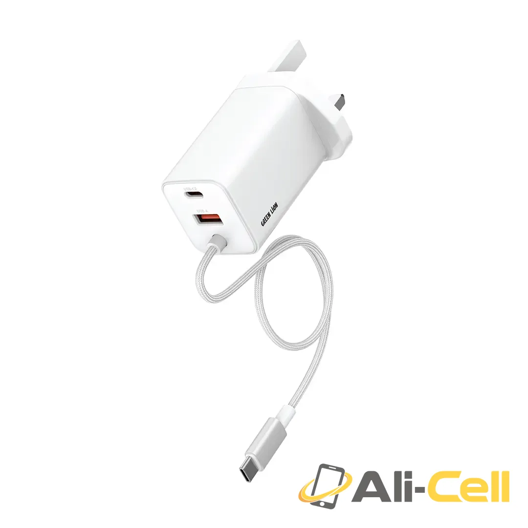 Green Lion Bridge Charge Integrated Adapter - White