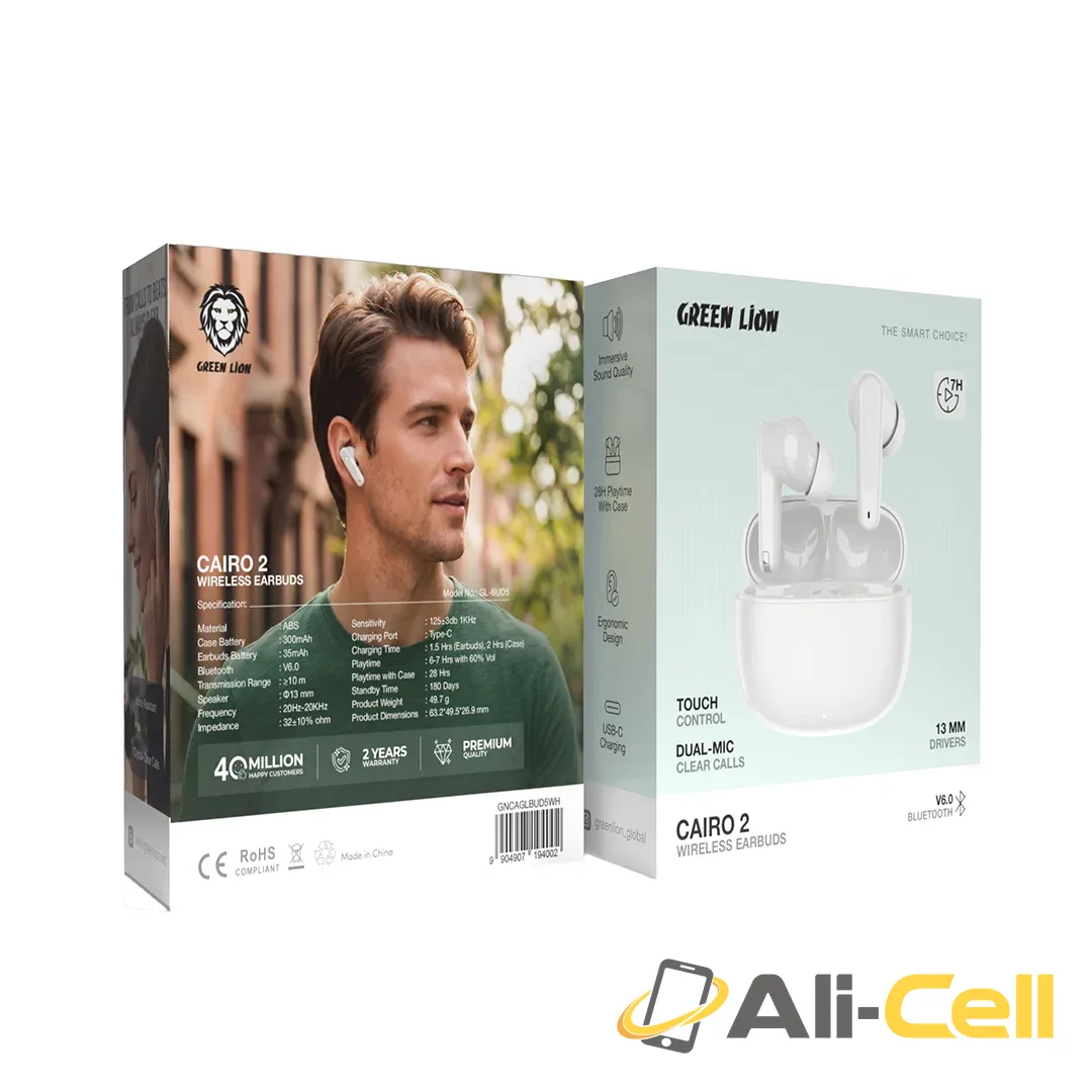 Green Lion Cairo 2 Wireless Earbuds — 3