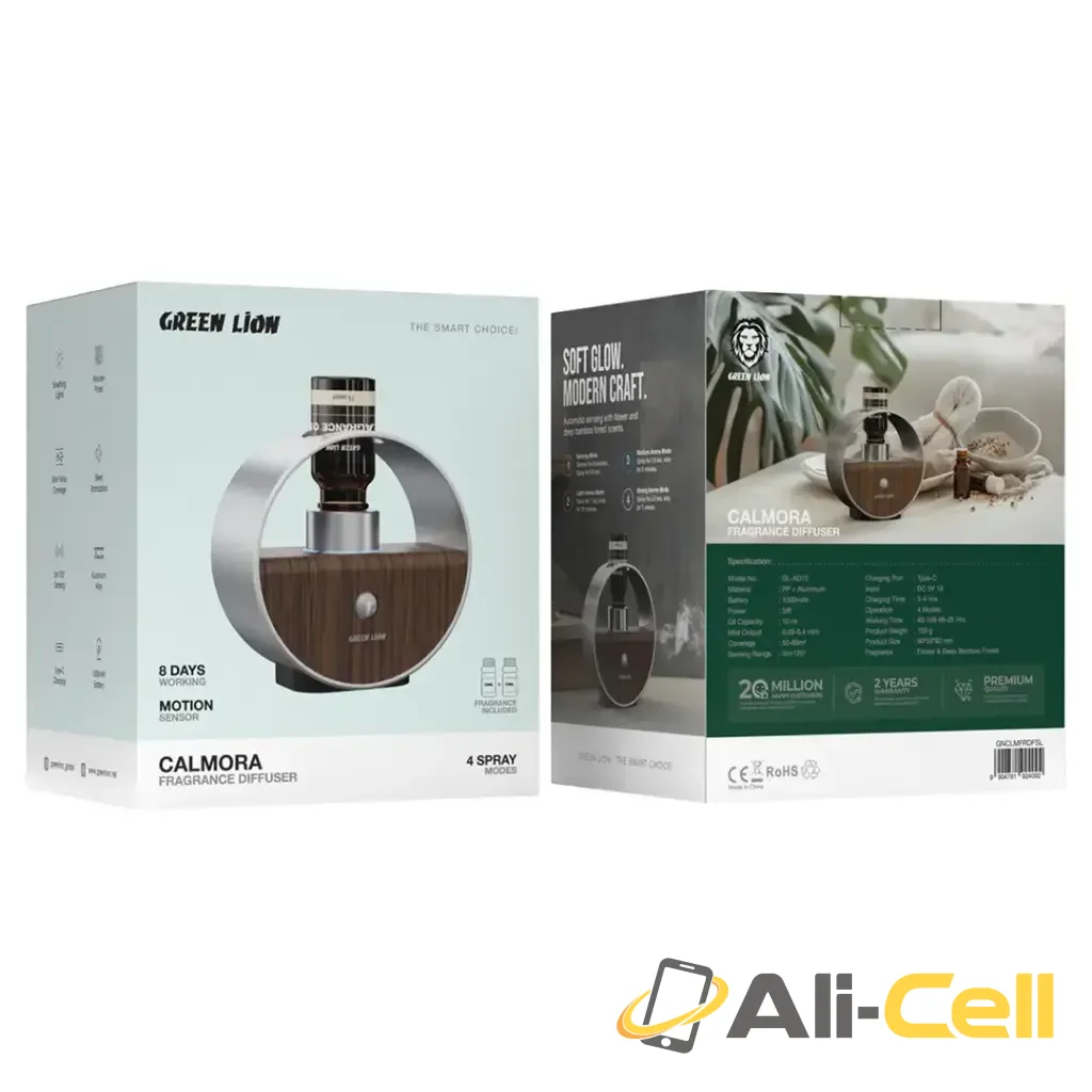 Green Lion Calmora Fragrance Diffuser - Silver — 2