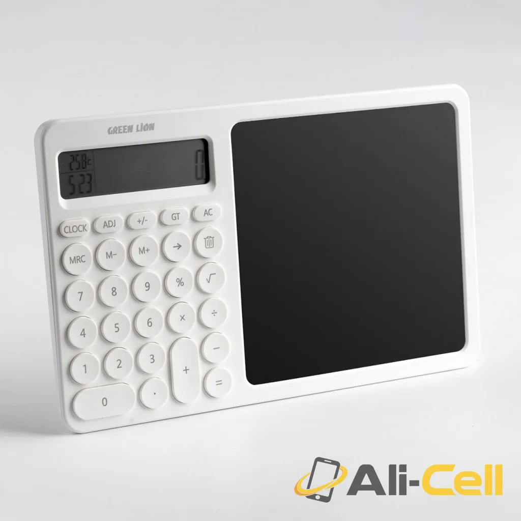 Green Lion CalcWrite Pro Calculator-Writing Pad Combo - White — 3