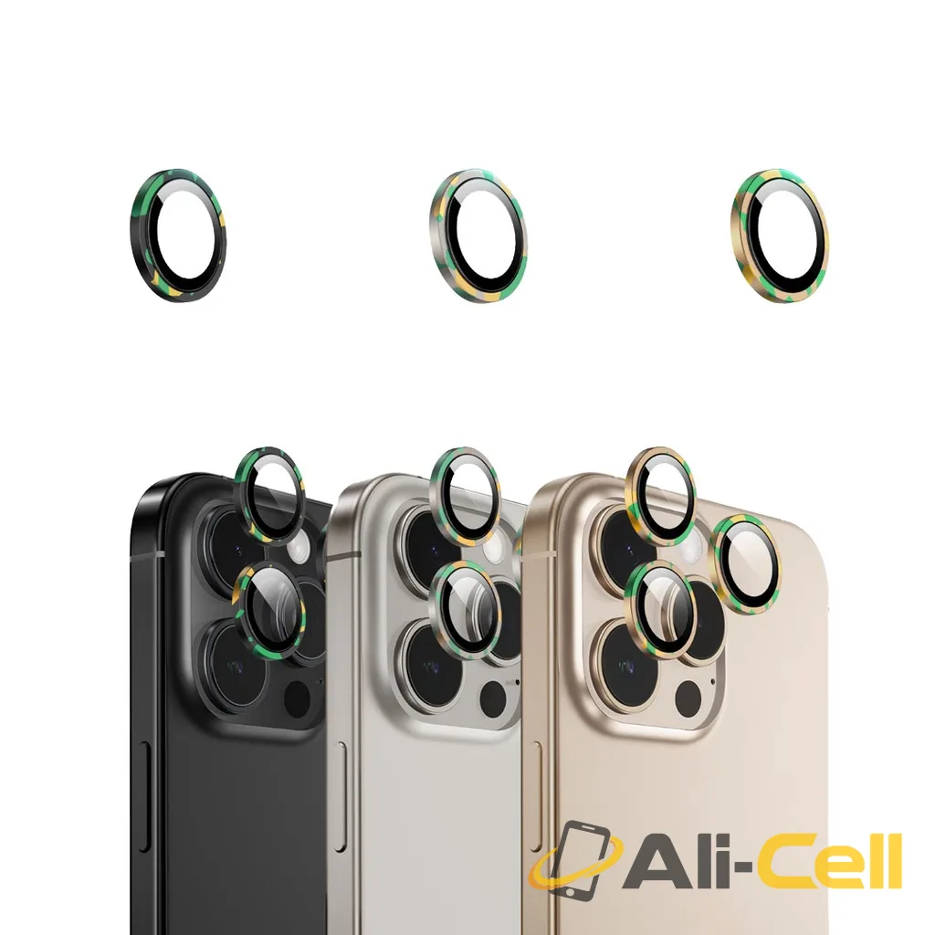 Green Lion Camo Camera Lens for iPhone 16 Pro/ 16 Pro Max — 3