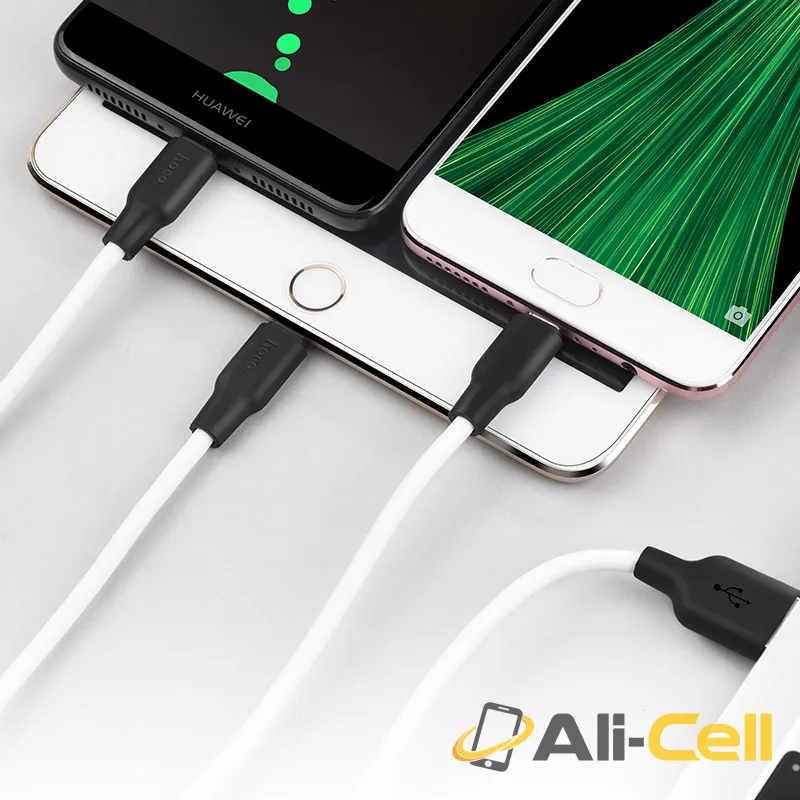 Cable USB to Lightning Micro-USB Type-C «X21 Silicone» charging wire (1.2m) — 6