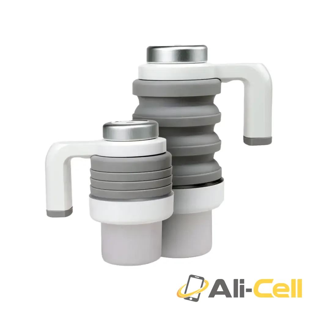 Green Lion Car Folding Electric Kettle - White — 3