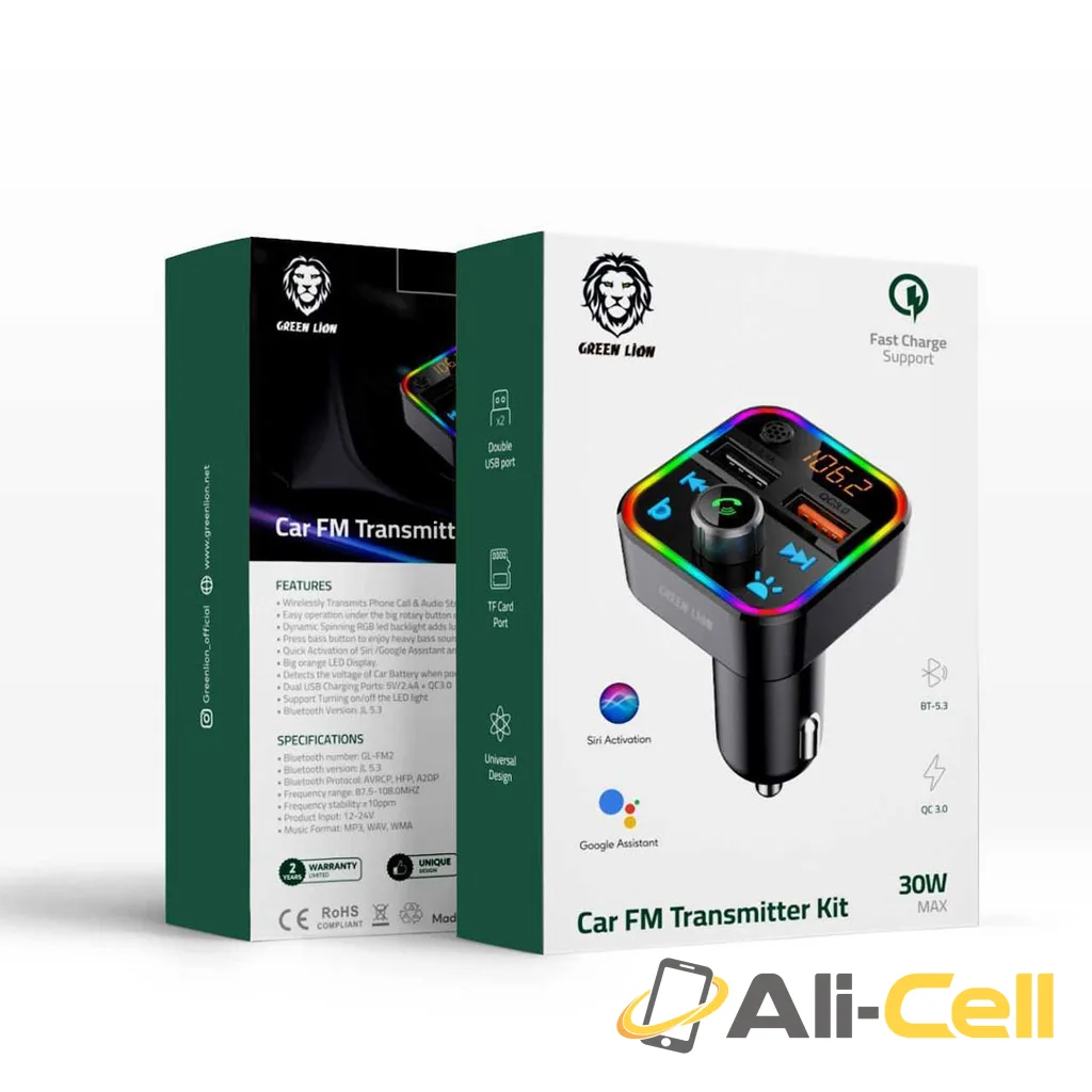 Green Lion Car FM Transmitter Kit — 2