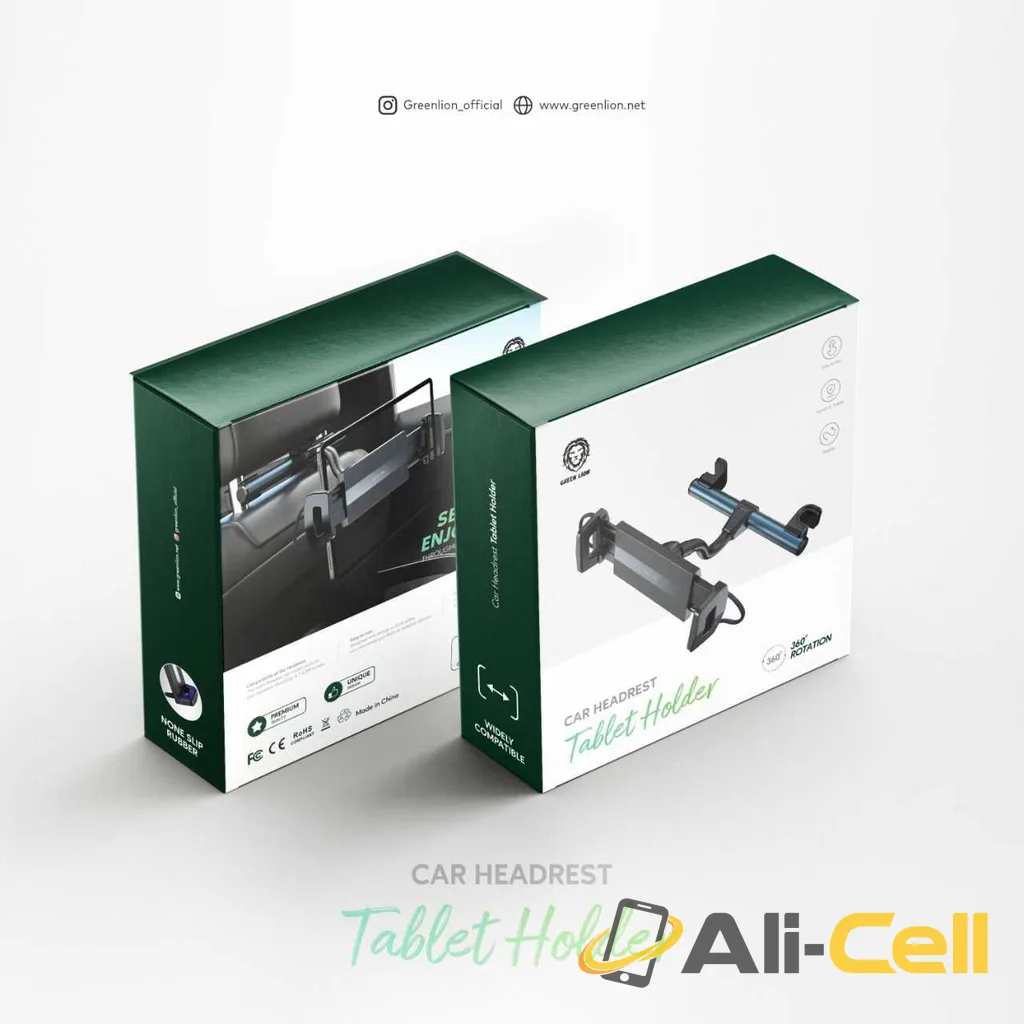 Green Lion Car Headrest Tablet Holder — 2