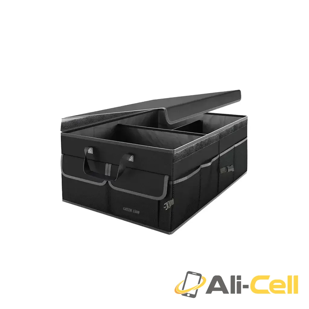 Green Lion Car Trunk Organizer 57L - Black