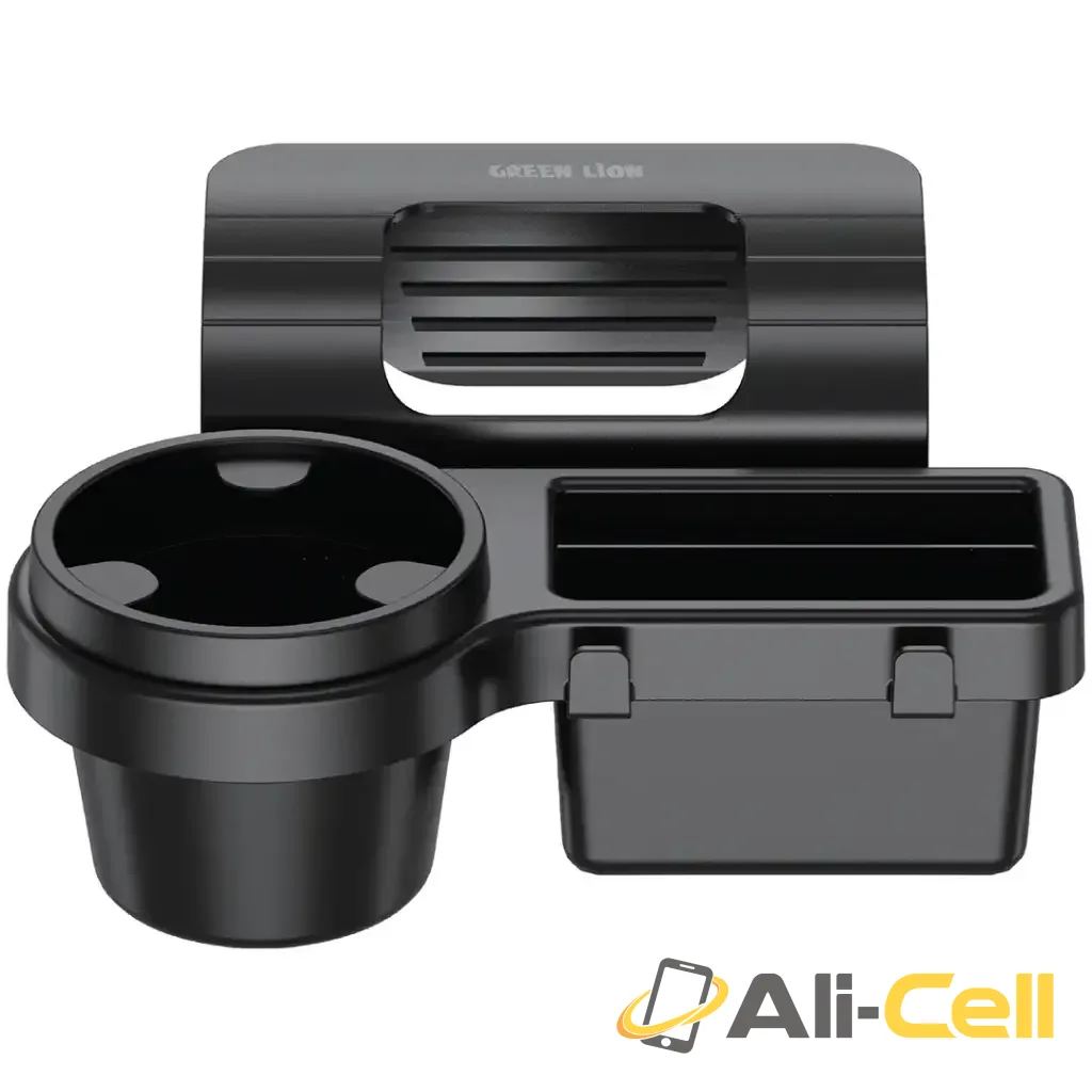 Green Lion Car Window Organizer - Black — 2