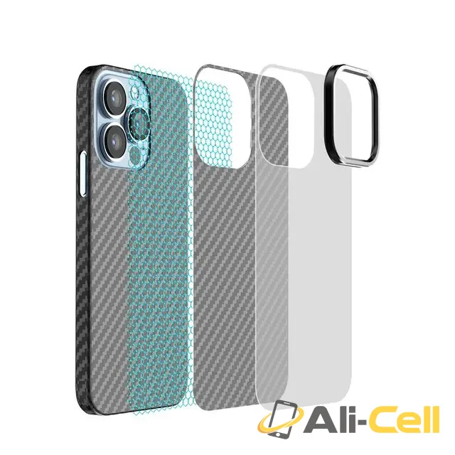 Green Lion Carbon Pro Case with Metal Camera Ring — 3