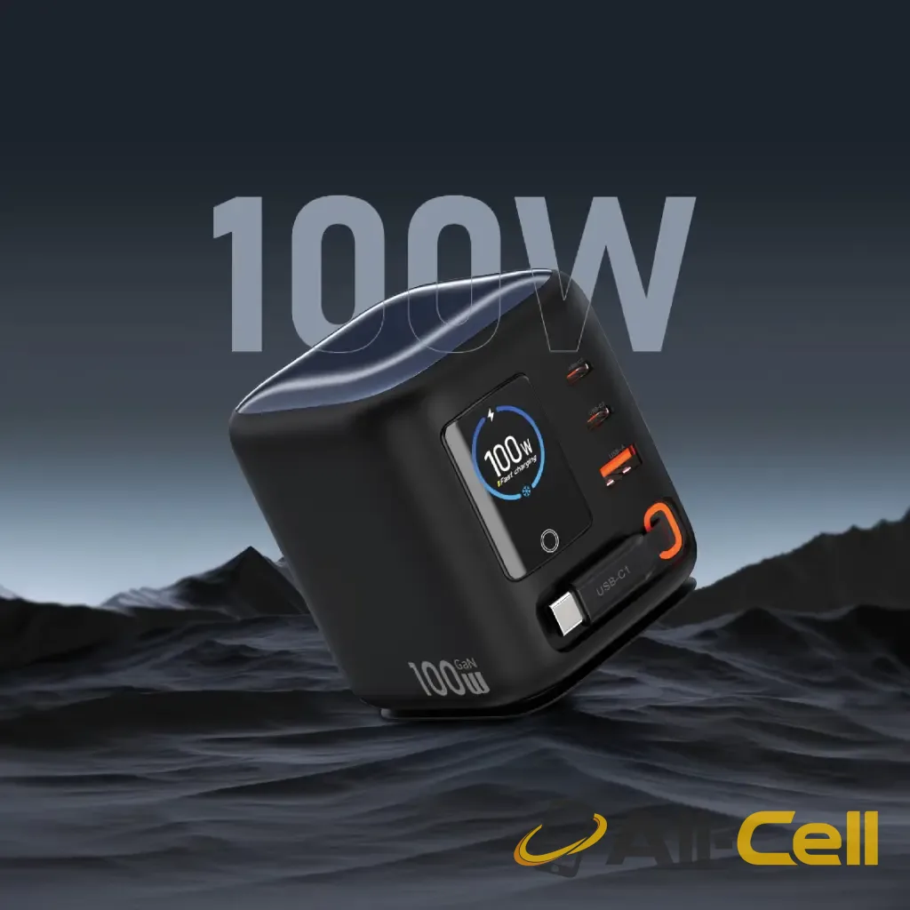Green Lion Centurion 100W GaN Travel Adapter - Black — 3