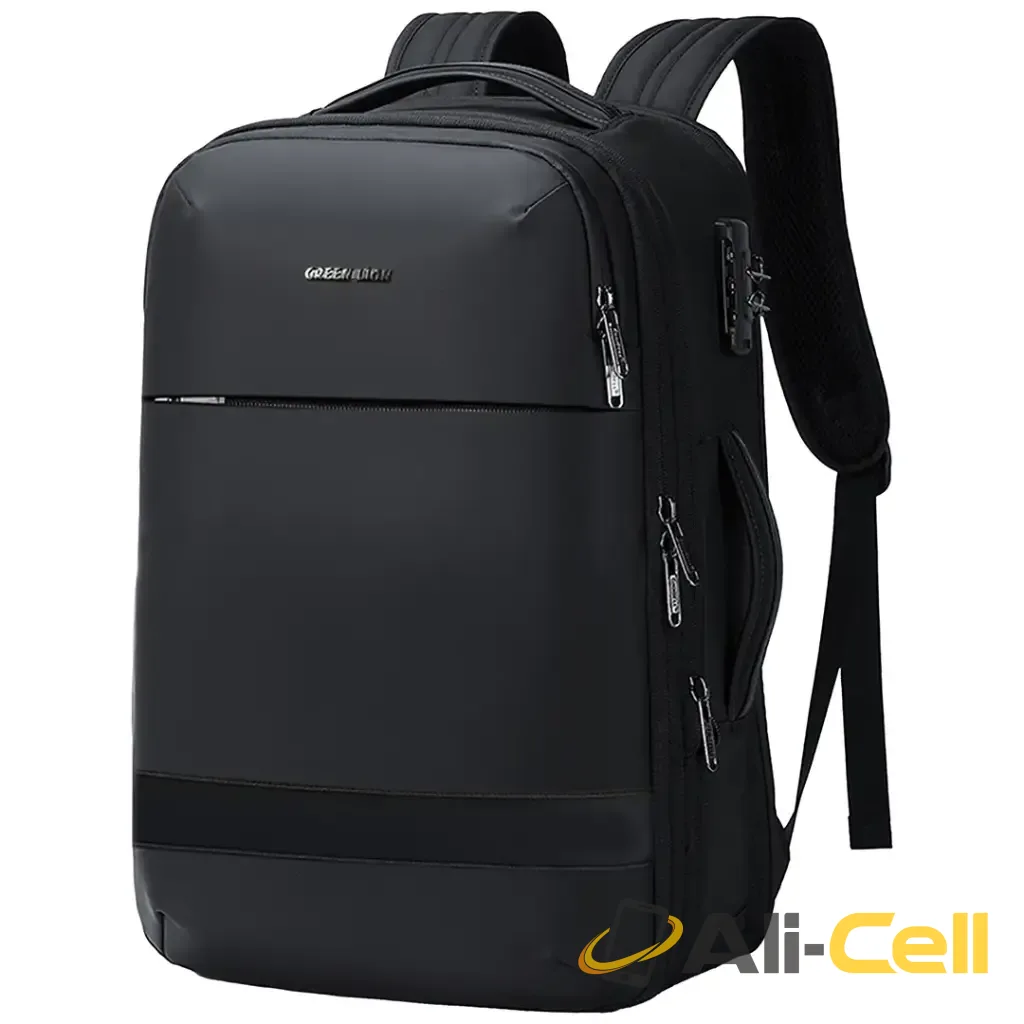 Green Lion Chelsea Travel Backpack - Black — 2