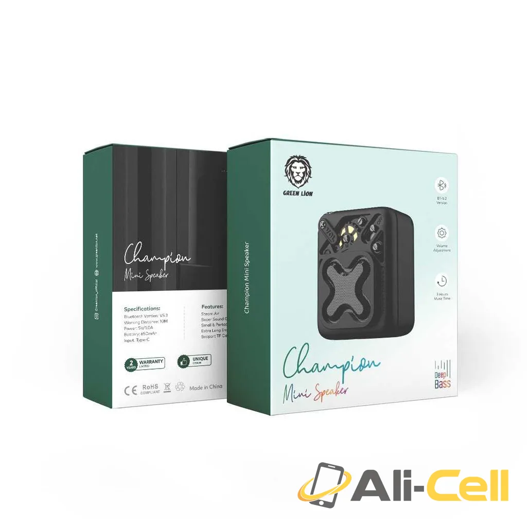 Green Lion Champion Mini Speaker — 2